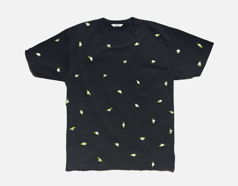 Buds T ~ White on Black