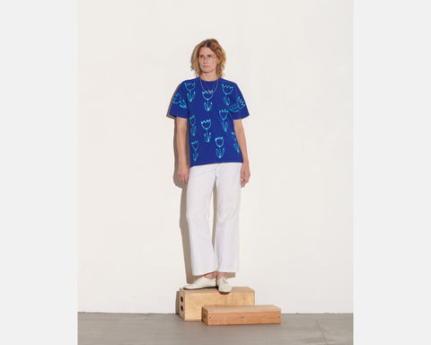 TULIP T ~ Blue on Blue